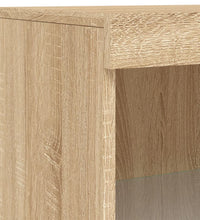 Sideboard mit LED-Leuchten Sonoma-Eiche 60,5x37x100 cm