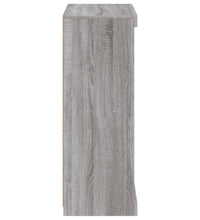 Sideboard mit LED-Leuchten Grau Sonoma 60,5x37x100 cm