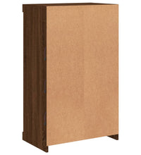 Sideboard mit LED-Leuchten Braun Eichen-Optik 60,5x37x100 cm