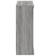 Sideboard mit LED-Leuchten Grau Sonoma 81x37x100 cm