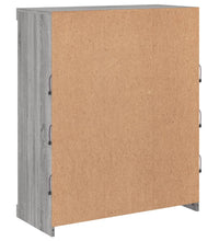 Sideboard mit LED-Leuchten Grau Sonoma 81x37x100 cm