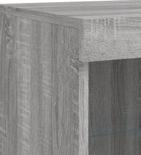 Sideboard mit LED-Leuchten Grau Sonoma 81x37x100 cm