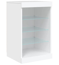 Sideboard mit LED-Leuchten Weiß 41x37x67 cm