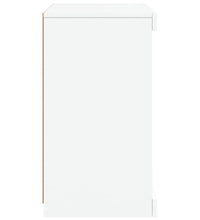 Sideboard mit LED-Leuchten Weiß 41x37x67 cm