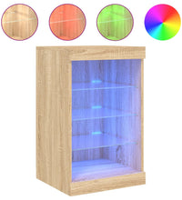 Sideboard mit LED-Leuchten Sonoma-Eiche 41x37x67 cm