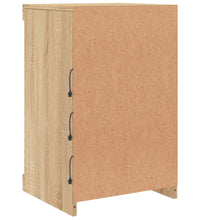 Sideboard mit LED-Leuchten Sonoma-Eiche 41x37x67 cm