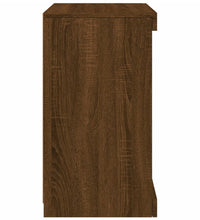 Sideboard mit LED-Leuchten Braun Eichen-Optik 41x37x67 cm