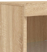 Sideboard mit LED-Leuchten Sonoma-Eiche 41x37x100 cm