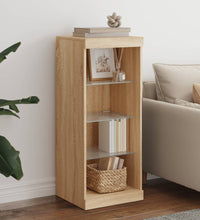Sideboard mit LED-Leuchten Sonoma-Eiche 41x37x100 cm
