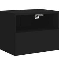 TV-Wandschrank Schwarz 40x30x30 cm Holzwerkstoff