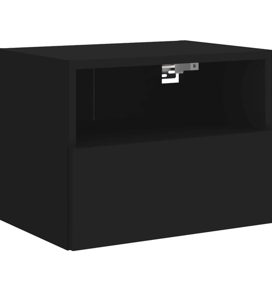 TV-Wandschrank Schwarz 40x30x30 cm Holzwerkstoff