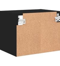 TV-Wandschrank Schwarz 40x30x30 cm Holzwerkstoff