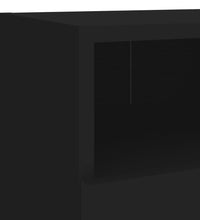 TV-Wandschrank Schwarz 40x30x30 cm Holzwerkstoff