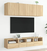 TV-Wandschränke 2 Stk. Sonoma-Eiche 40x30x30 cm Holzwerkstoff