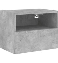 TV-Wandschrank Betongrau 40x30x30 cm Holzwerkstoff