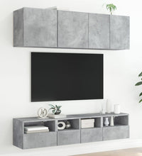 TV-Wandschrank Betongrau 40x30x30 cm Holzwerkstoff