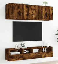 TV-Wandschrank Räuchereiche 40x30x30 cm Holzwerkstoff