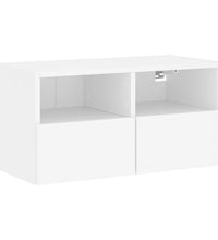 TV-Wandschrank Weiß 60x30x30 cm Holzwerkstoff