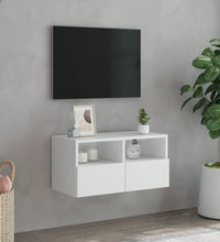 TV-Wandschrank Weiß 60x30x30 cm Holzwerkstoff