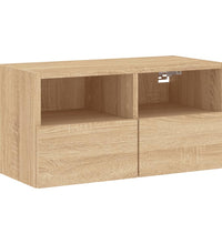 TV-Wandschrank Sonoma-Eiche 60x30x30 cm Holzwerkstoff