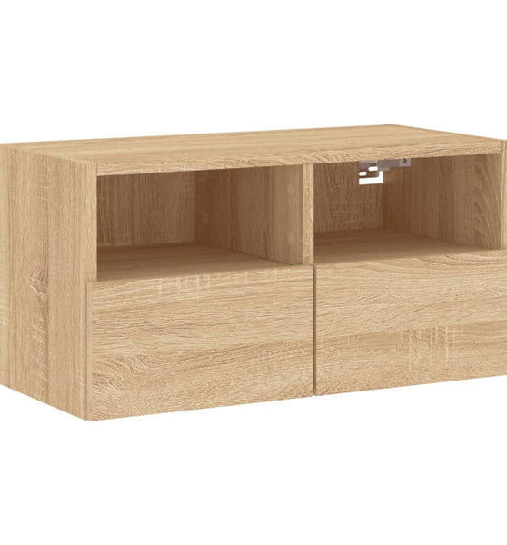 TV-Wandschrank Sonoma-Eiche 60x30x30 cm Holzwerkstoff