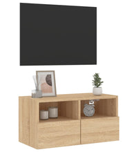 TV-Wandschrank Sonoma-Eiche 60x30x30 cm Holzwerkstoff