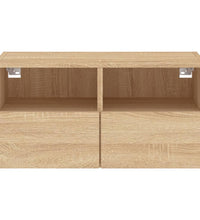 TV-Wandschrank Sonoma-Eiche 60x30x30 cm Holzwerkstoff