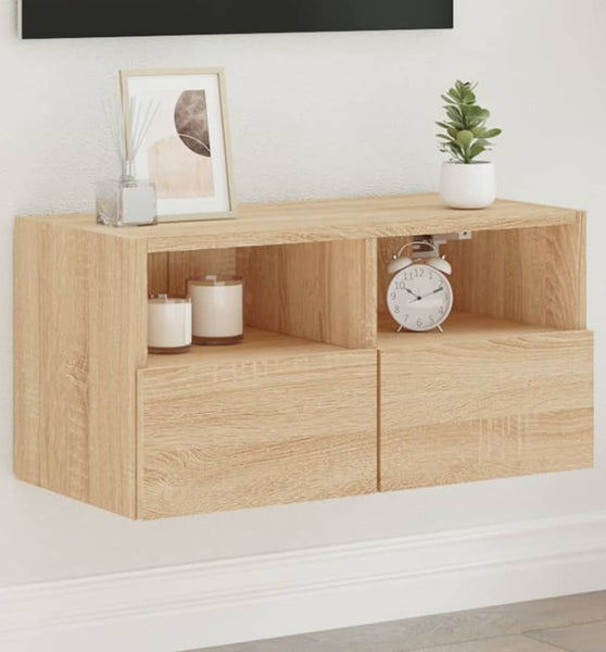 TV-Wandschrank Sonoma-Eiche 60x30x30 cm Holzwerkstoff