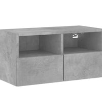 TV-Wandschrank Betongrau 60x30x30 cm Holzwerkstoff