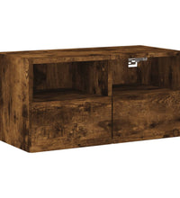 TV-Wandschrank Räuchereiche 60x30x30 cm Holzwerkstoff