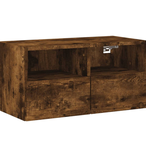 TV-Wandschrank Räuchereiche 60x30x30 cm Holzwerkstoff