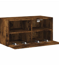 TV-Wandschrank Räuchereiche 60x30x30 cm Holzwerkstoff