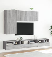 TV-Wandschrank Grau Sonoma 60x30x30 cm Holzwerkstoff