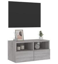 TV-Wandschrank Grau Sonoma 60x30x30 cm Holzwerkstoff