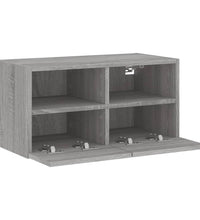 TV-Wandschrank Grau Sonoma 60x30x30 cm Holzwerkstoff