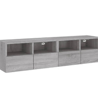 TV-Wandschränke 2 Stk. Grau Sonoma 60x30x30 cm Holzwerkstoff