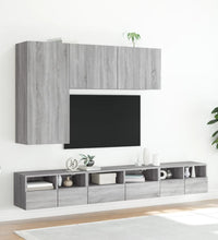 TV-Wandschränke 2 Stk. Grau Sonoma 60x30x30 cm Holzwerkstoff