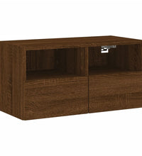 TV-Wandschrank Braun Eiche-Optik 60x30x30 cm Holzwerkstoff