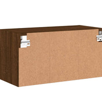 TV-Wandschrank Braun Eiche-Optik 60x30x30 cm Holzwerkstoff