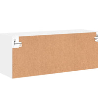 TV-Wandschrank Weiß 80x30x30 cm Holzwerkstoff