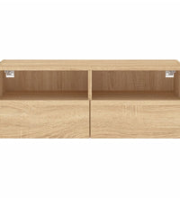 TV-Wandschrank Sonoma-Eiche 80x30x30 cm Holzwerkstoff