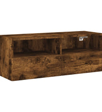 TV-Wandschrank Räuchereiche 80x30x30 cm Holzwerkstoff