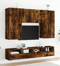 TV-Wandschrank Räuchereiche 80x30x30 cm Holzwerkstoff