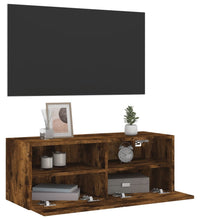 TV-Wandschrank Räuchereiche 80x30x30 cm Holzwerkstoff