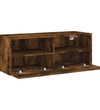 TV-Wandschrank Räuchereiche 80x30x30 cm Holzwerkstoff