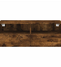 TV-Wandschrank Räuchereiche 80x30x30 cm Holzwerkstoff