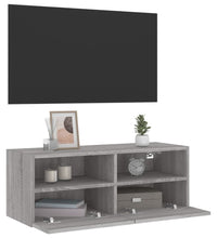 TV-Wandschrank Grau Sonoma 80x30x30 cm Holzwerkstoff