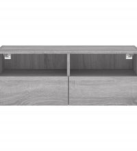 TV-Wandschrank Grau Sonoma 80x30x30 cm Holzwerkstoff