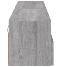 TV-Wandschränke 2 Stk. Grau Sonoma 80x30x30 cm Holzwerkstoff