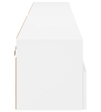 TV-Wandschränke 2 Stk. Weiß 100x30x30 cm Holzwerkstoff